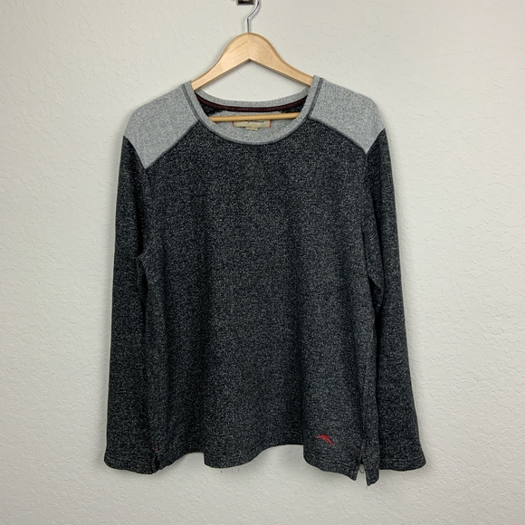 Tommy Bahama Other - Tommy Bahama Man Sweater Gray Black Sz: XL